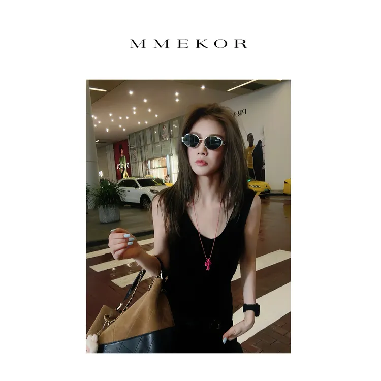 MMEKOR“婴儿背心” 2025新款秋款静奢老钱风百搭上衣 30369