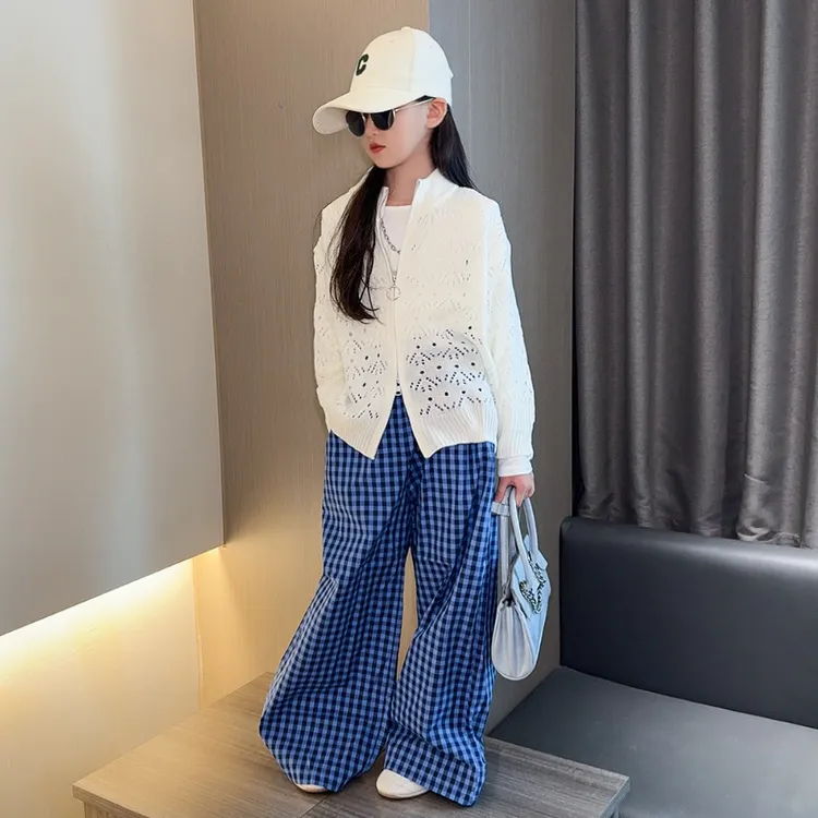 女童秋装2025新款洋气时髦套装大童韩系早秋穿搭一整套儿童超好看