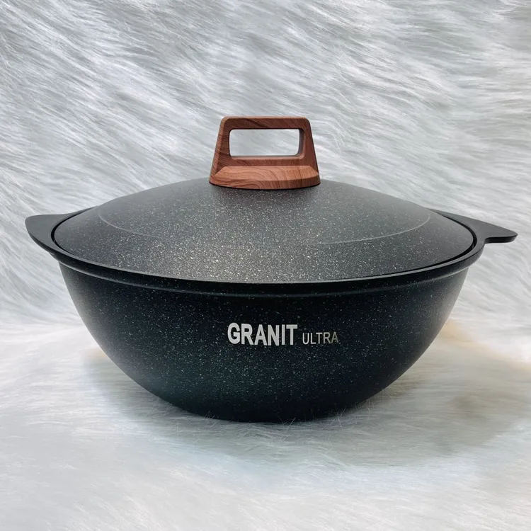 《GRANT》俄罗斯KOKMRA俄罗斯进口特色抓饭锅炖炒锅加厚不粘锅