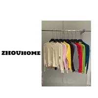 【周周服饰】韩系软糯亲肤100绵羊毛针织开衫外套女冬季新款-勿机洗