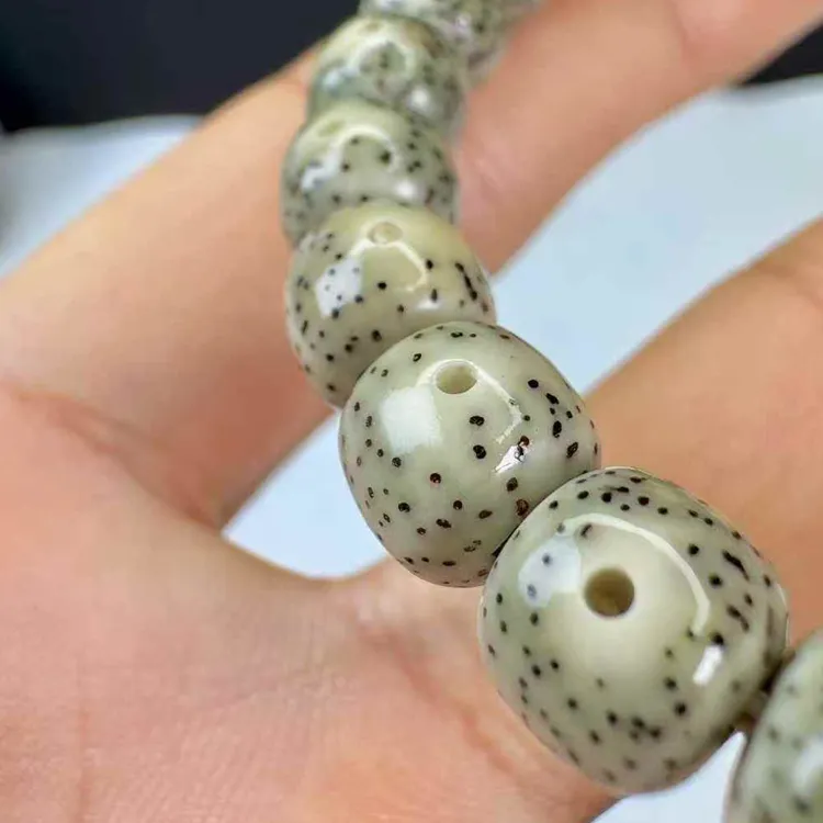 【牛毛星】通体留白星月菩提7X8手串原生态牛毛星点分布火龙果