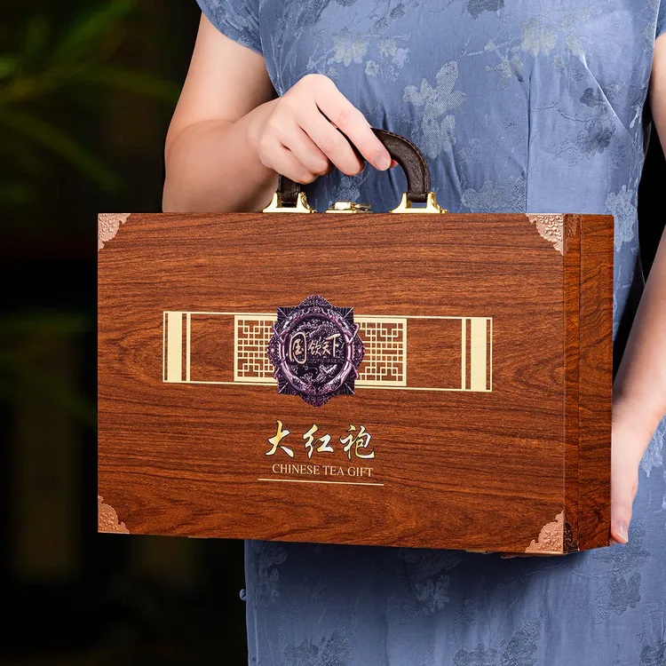 武夷山茶叶蜜香型岩茶大红袍高档礼盒装节日过节严选礼品茶礼物