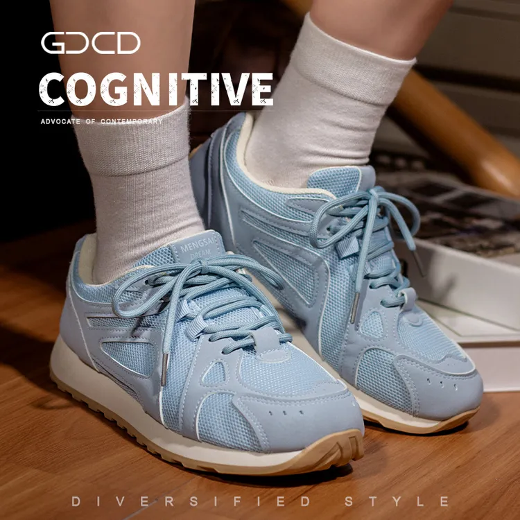 GCCDGo‘All夏季薄款男士轻便网面德训鞋纯色小众运动学生阿甘鞋