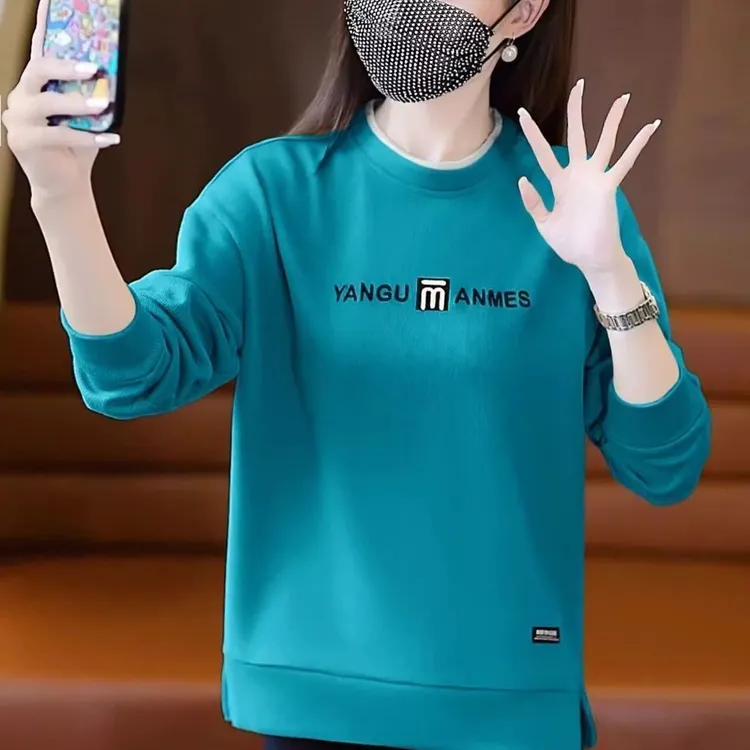 清仓捡漏尾单大牌剪标2025秋冬新款中年妈妈休闲减龄显瘦打底上衣
