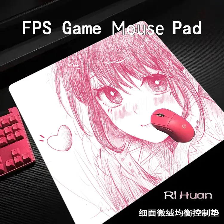 Bythere白泽恋【恋520限定】二次元FPS电竞瓦CS游戏中性现货鼠标垫