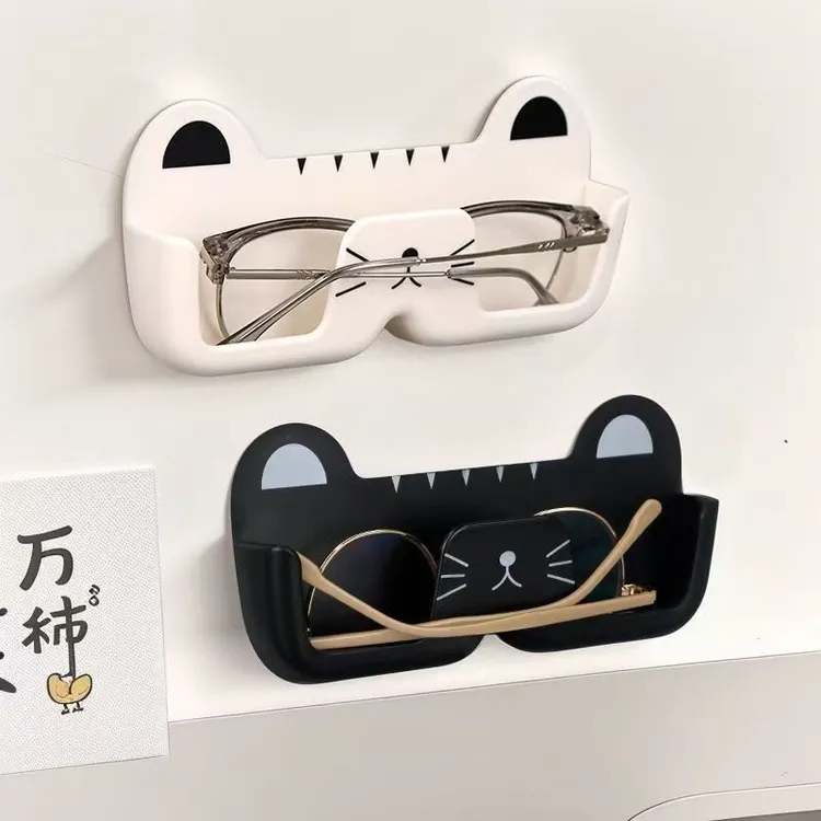 壁挂猫咪眼镜收纳床头浴室太阳镜墨镜陈列道具可爱眼镜框展示架