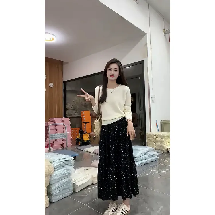 温柔小碎花韩系半身裙显瘦气质高腰百搭时尚休闲减龄慵懒风