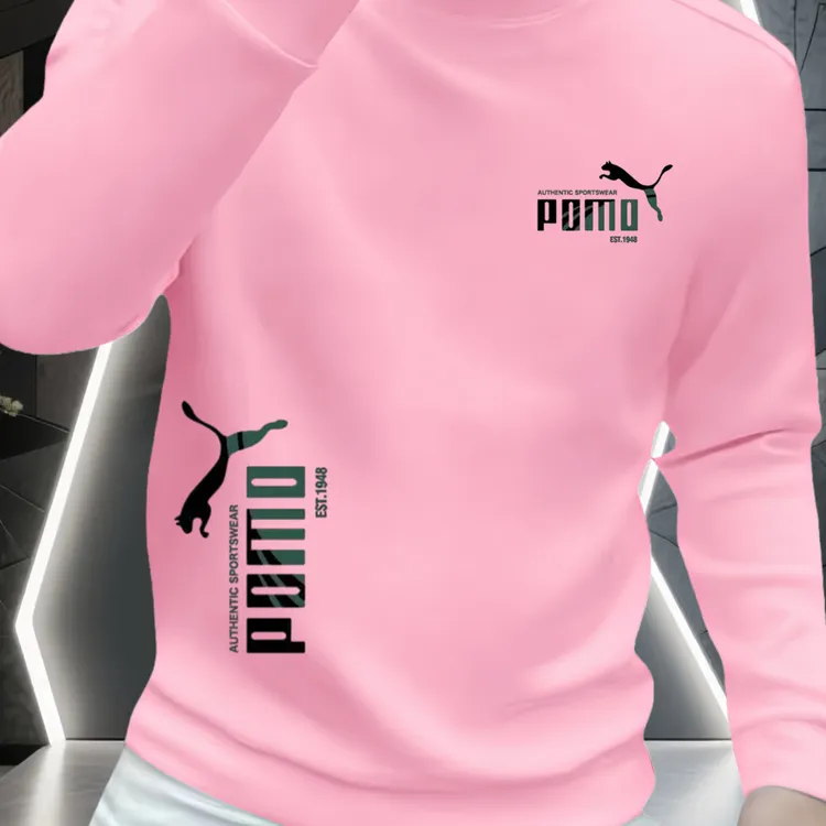 重磅潮牌男士卫衣时尚百搭休闲百搭套头圆领长袖秋冬宽松卫衣男装