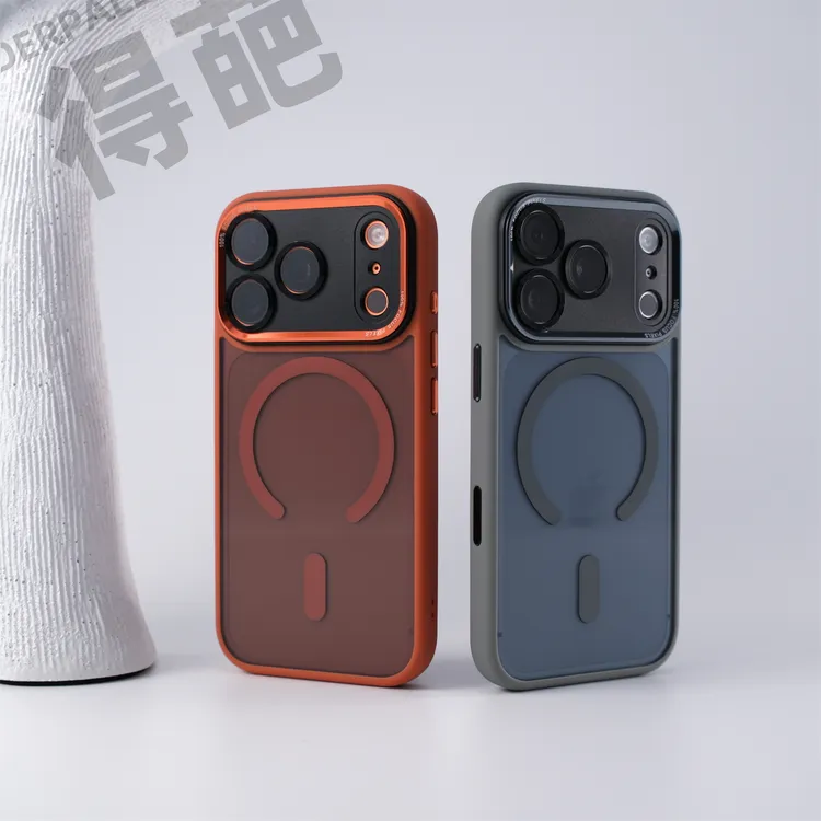 得葩半透全包软边防摔苹果17promax磁吸手机壳iphone17AI电容按键