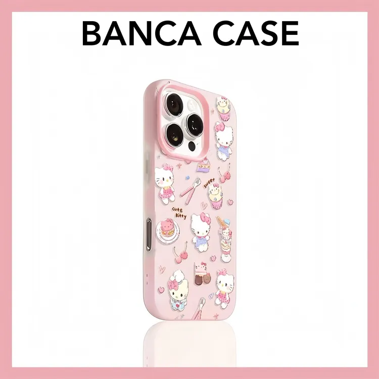 夕与空甜品Kitty主题适用苹果16果冻手机壳mate60华为P70小米14套