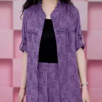 D510 新中式国风套装女装新款春秋妈妈时尚高端庄贵夫人两件套