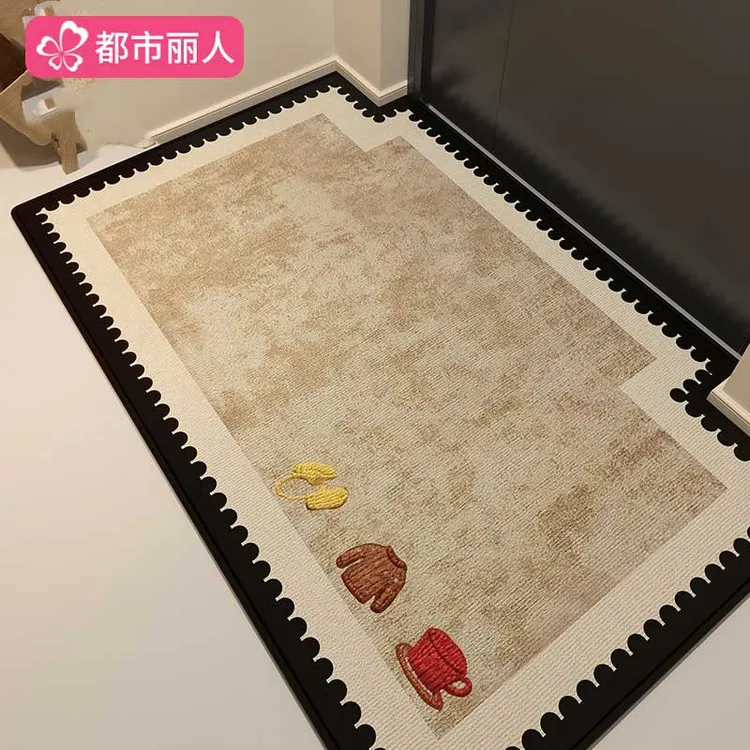 入户门垫卡通地垫进门门口加厚防滑家用脚垫室内外入门地毯玄关垫