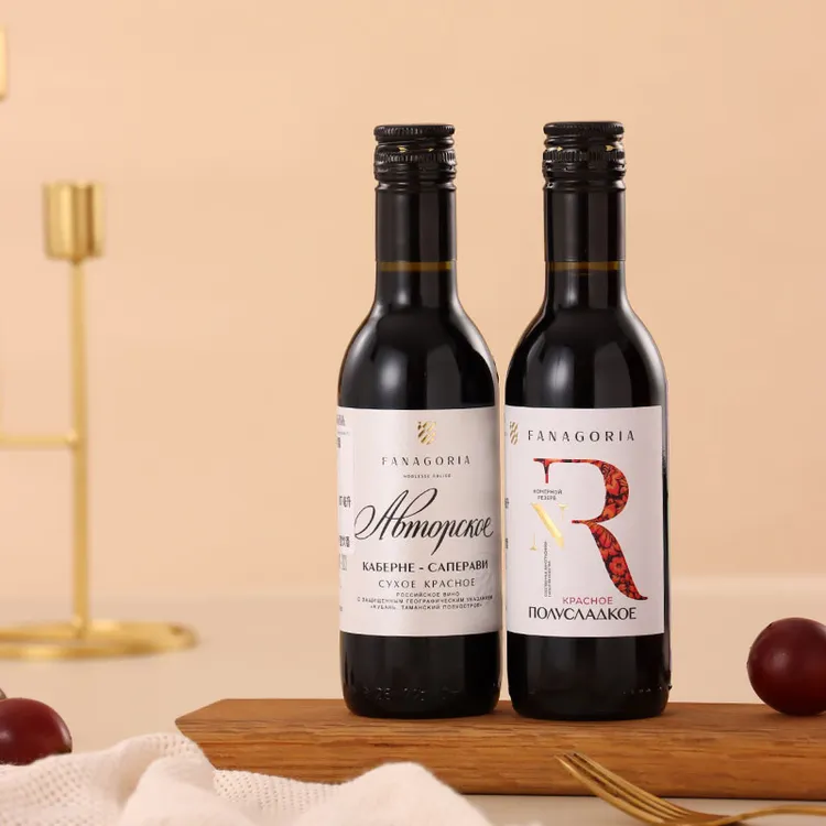 FANAGORIA【俄罗斯原瓶原装进口】法纳戈里亚经典小酒半甜型干红型