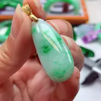翡翠银S925镶嵌颈饰翡翠