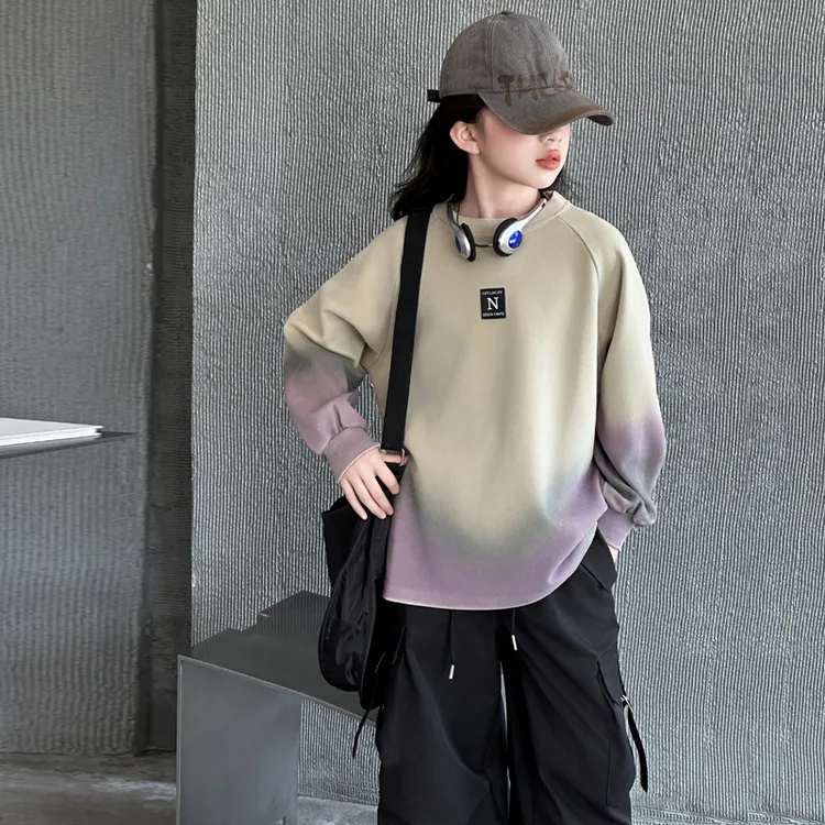 打底卫衣百搭2025新款洋气超好看韩版儿童长袖上衣秋装秋冬衣服