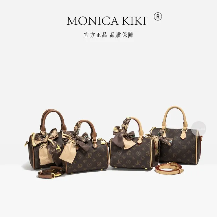 MONICA KIKI 正品2025新款经典复古小众百搭单肩斜挎包包