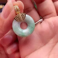 翡翠银S925镶嵌颈饰翡翠