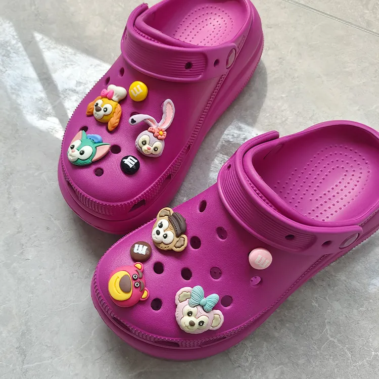 洞洞鞋女款2025新款爆款夏凉鞋外穿防滑防臭厚底增高拖鞋久站不累