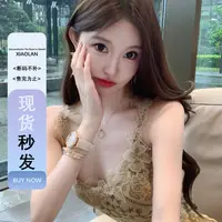 小岚同学「琥珀月光」法式夏季花边印花气质长款小众设计感连衣裙