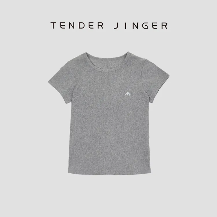 Tender Jinger【疯狂星期三】无束缚螺纹正肩T52HYL30502