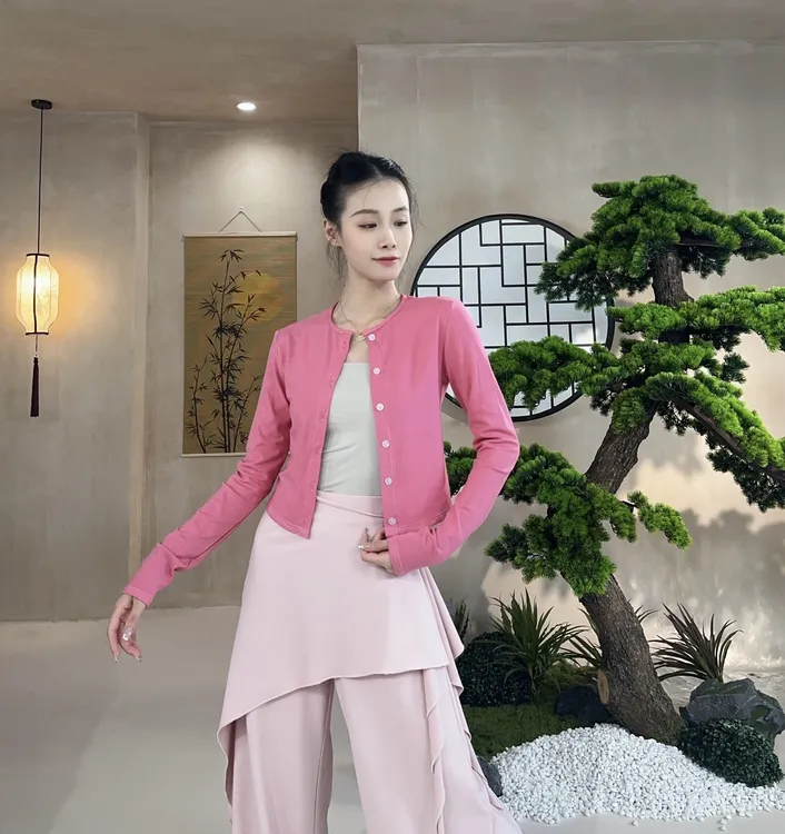 2025新款现代舞古典舞防晒开衫日常练功服中国舞舞蹈服