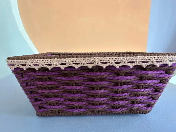 田园储物客厅收纳筐创意钥匙家用玩具收纳盒整理箱置物筐收纳箱