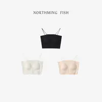 NorthMing fish「宝藏美背」 遮副乳罩杯半固定设计美背