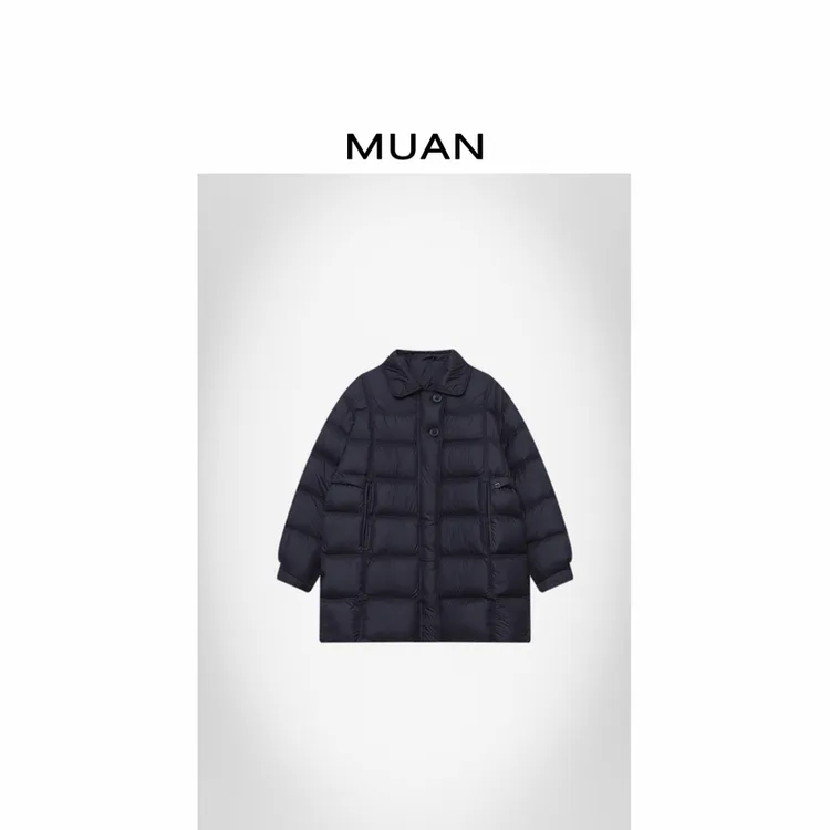 木岸MUAN：《老故事羽绒服》“故事系列”90白鸭羽绒服女D-JD-7717-1