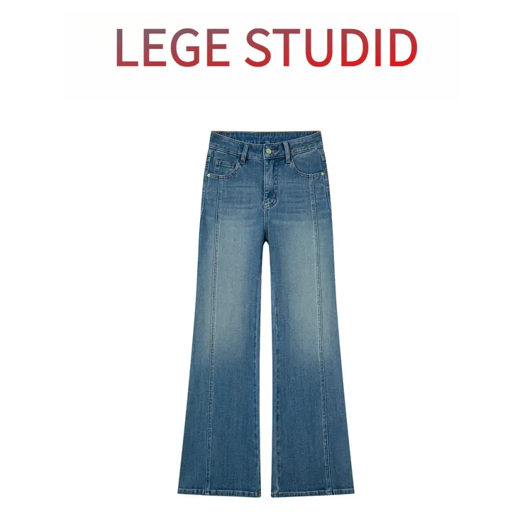 2025新款高腰弹力女款微喇牛仔裤修身显瘦正品爆款休闲喇叭裤子