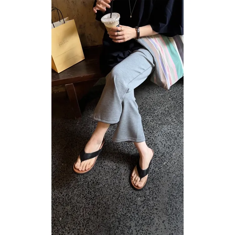 苏安家“八分爆瘦裤”微喇小直筒提臀线夏季凉感莫代尔瑜伽裤八分裤