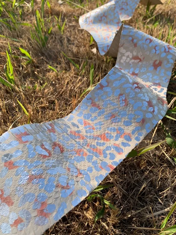 蛇皮项圈手环拼接包腰带鞋 子挂件钥匙扣手机壳手工DIY