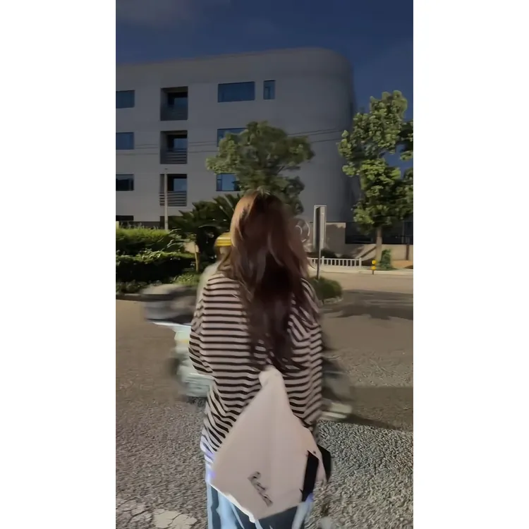休闲条纹防晒罩衫长袖T恤女2025夏季薄款宽松慵懒风百搭显瘦上衣