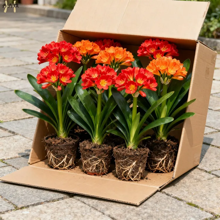 君子兰盆栽客厅君子兰苗君子兰花君子兰盆栽带花苞绿植盆栽室内