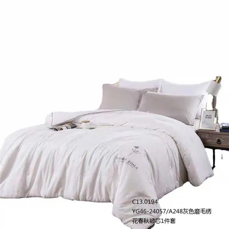 灰色超柔保暖磨毛被芯