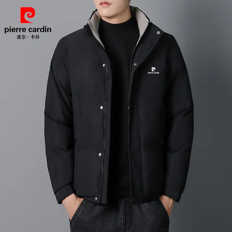 皮尔卡丹棉衣男立领保暖男棉衣男士加厚大码棉服棉服秋冬潮流休闲