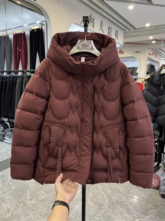 尹四季伊红8824白鸭羽绒女冬季妈妈冬装2024新款中年冬款时尚棉衣