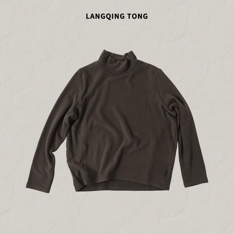LANGQING 柔软舒适高领长袖打底上衣46567#