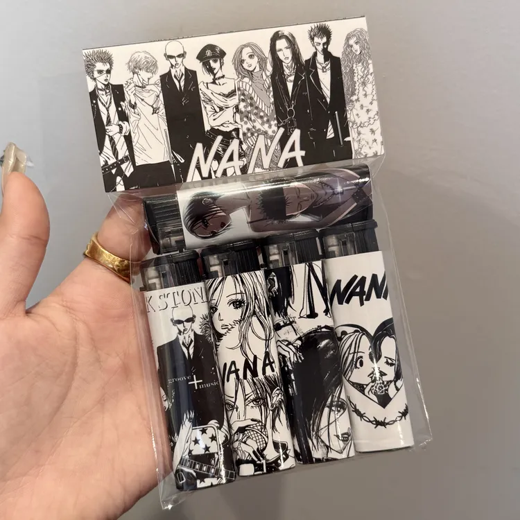 新款NANA防风打火机粉焰炫酷少女心创意男女友礼物