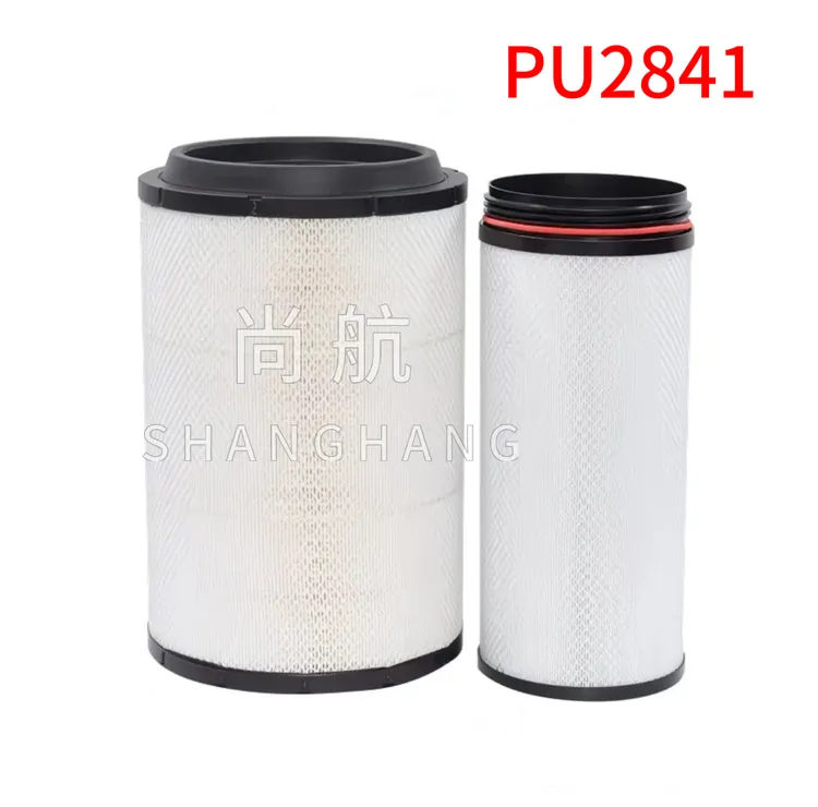 尚航PU2841 适配解放J6豪沃T7陕汽德龙等车型空气滤芯