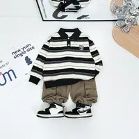 儿童POLO衫长袖卫衣2025新款秋装男童洋气 DMC7009 悠悠童话童装