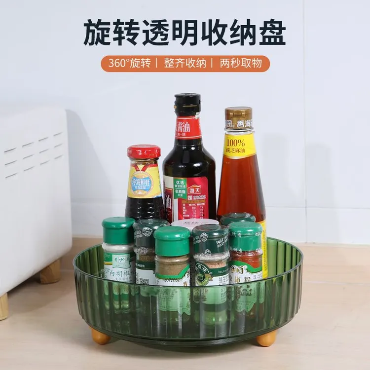 调味料置物架旋转新款调料罐瓶收纳盒多功能台面厨房用品整理神器