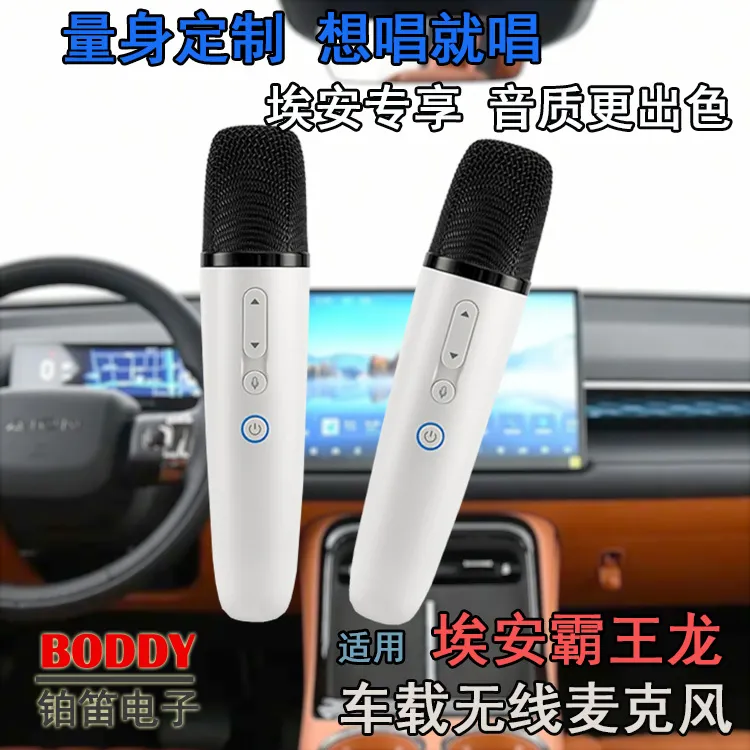 适用埃安霸王龙无线话筒 埃安霸王龙无线麦克风  车载无线麦克风