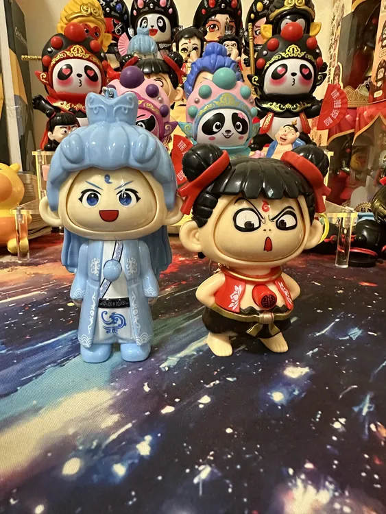 【可爱胖哪吒变脸】娃娃玩偶摆件纪念品公仔搞怪钥匙扣可爱礼物川剧
