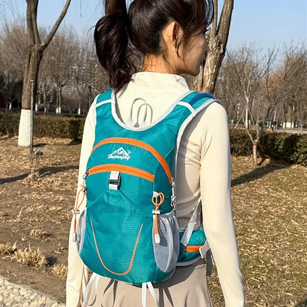 牛津布骑行包大容量透气防泼水运动双肩包户外旅行轻便旅行背包