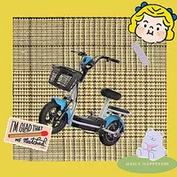 【小碟碟专属】新款时尚成人电动滑板车颜色随机