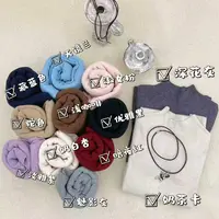 针织长袖厚款荷叶领冬季毛针织衫藏蓝色优雅驼色浅咖