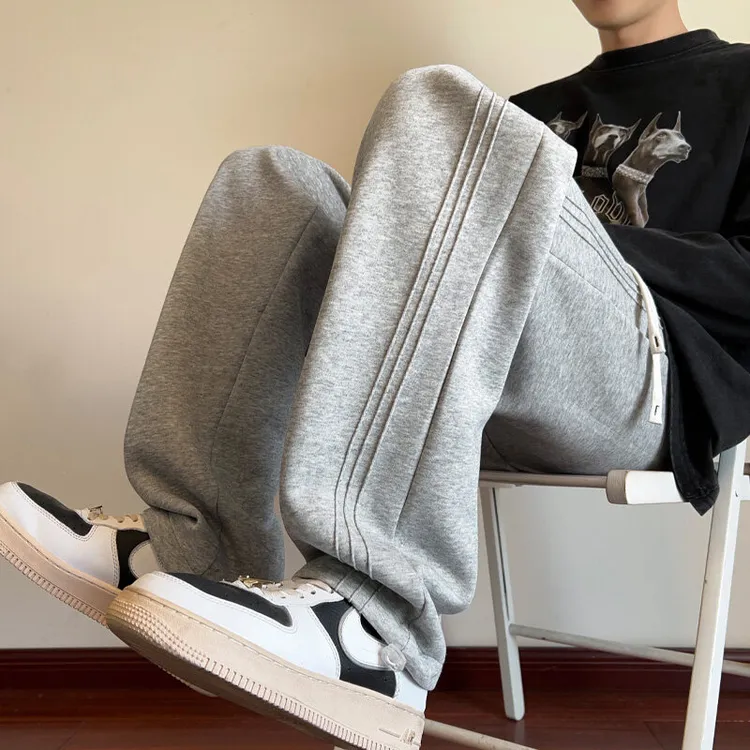 春秋季青少年休闲裤外穿运动潮流卫裤男款宽松长裤柔软舒适外裤