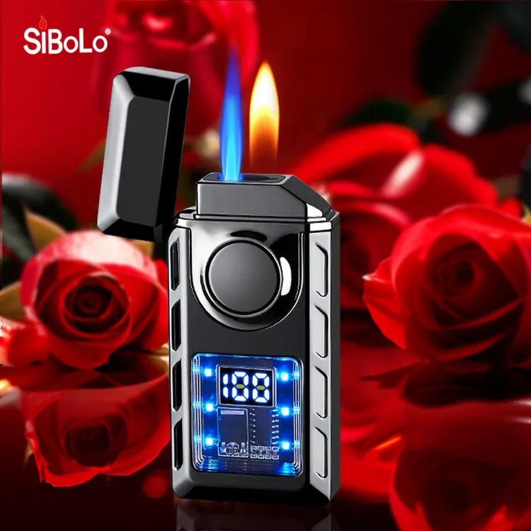 【四种点火方式】送男士的高档生日礼物智能声控双火打火机防风定制