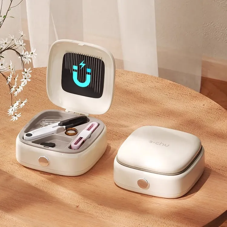 多功能穿针器便携针线盒顶针家用带针线包实用缝纫磁吸神器收纳盒