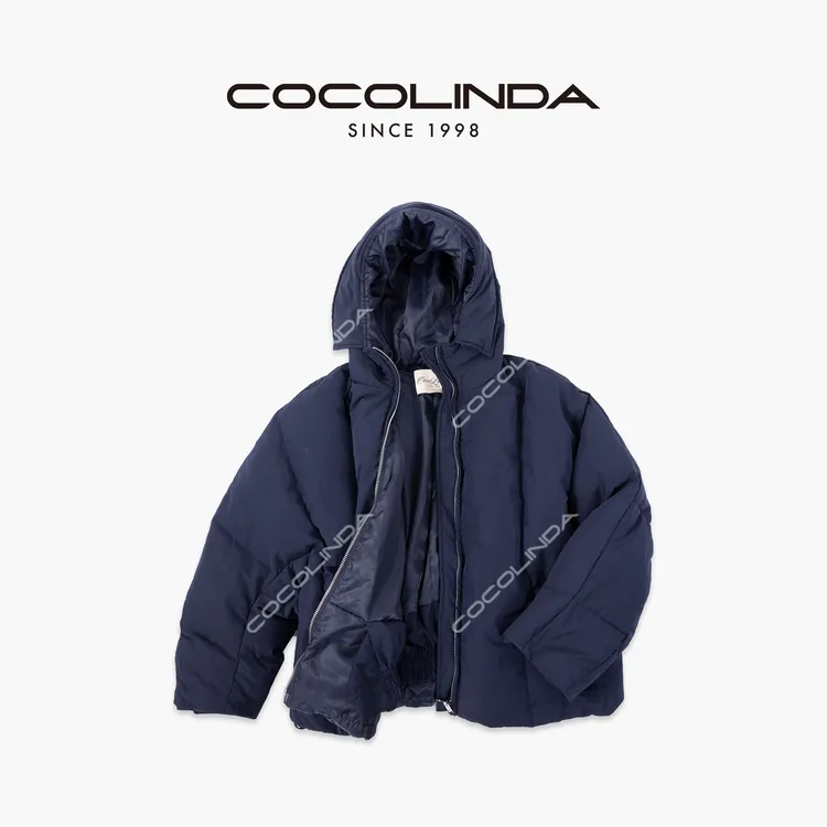 COCOLINDA | 90白鸭绒加厚连帽短款羽绒服C5336
